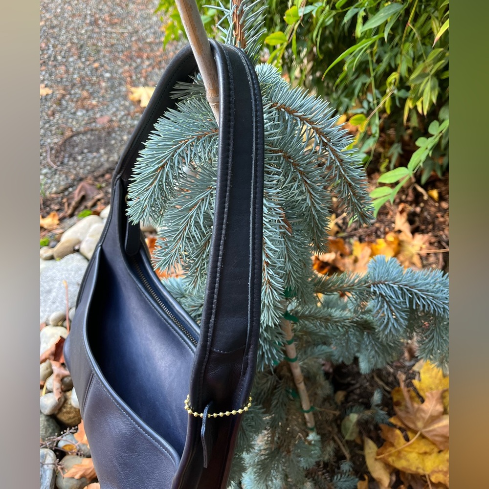 Vintage Coach Ergo Pocket Zip 9033 Navy Blue - Picture 5 of 12
